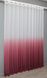 Тюль растяжка "Омбре" из шифона цвет бордовый с белым 757т  Фото 4