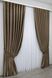 Комплект штор із тканини оксамит (бархат) колір світло-коричневий 1218ш Фото 3
