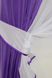 Кухонные шторки (400х170см) с подвязками цвет фиолетовый с белым 096к 50-802 Фото 3