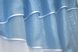 Кухонные шторы (270х170см) с ламбрекеном, на карниз 1-1,5м цвет голубой с белым 091к 52-0095 Фото 4