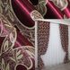 Комплект готовых штор из ткани блэкаут цвет красный с бежевым 385ш(А) Фото 1