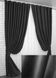 Комплект штор из ткани блэкаут, коллекция "Bruno" Турция цвет чёрный 908ш Фото 1