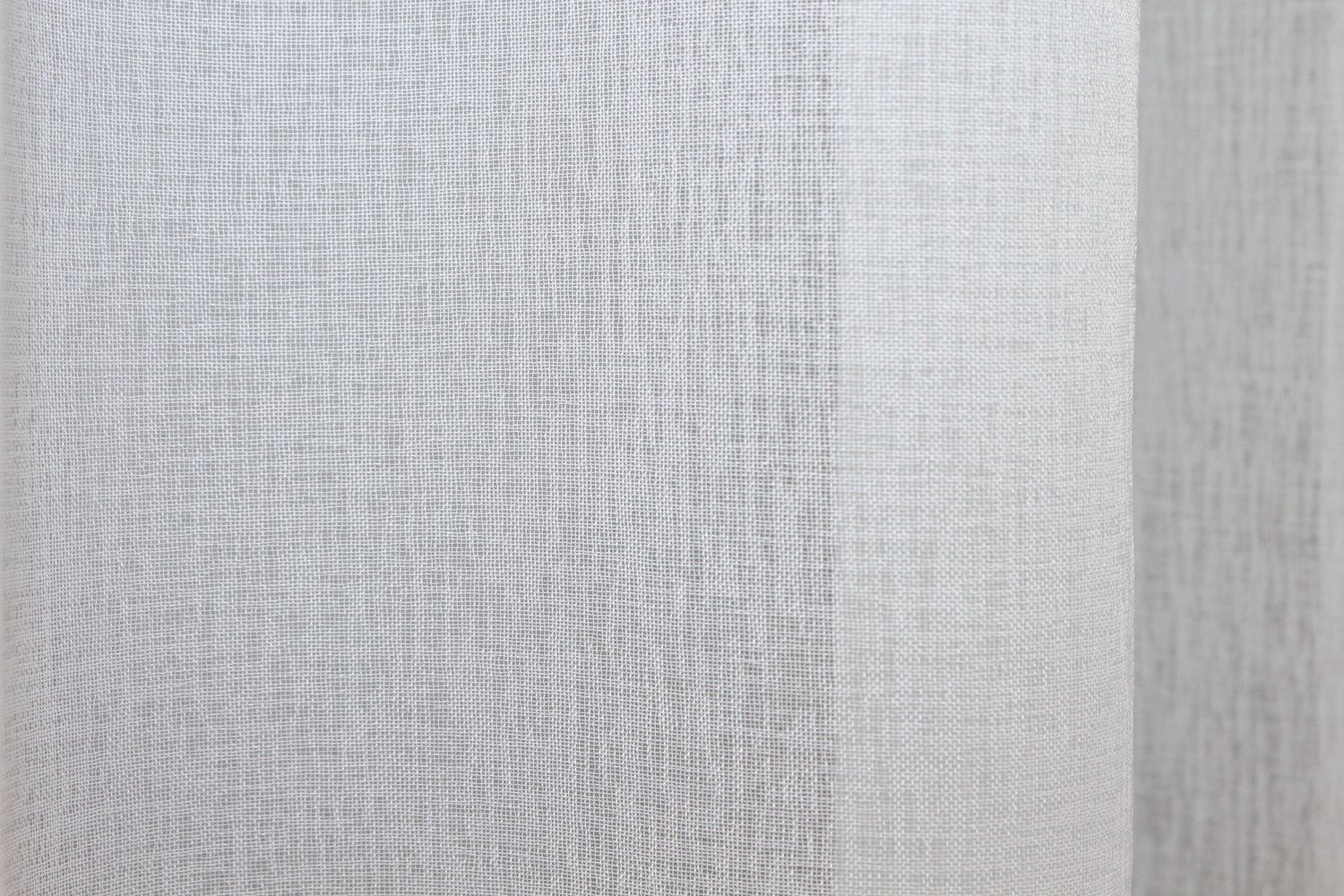Тюль мікро-льон однотонний колір білий 1276т, Тюль на метраж, Потрібну Вам ширину вказуйте при покупці. (Ширина набирається по довжині рулона.), 2,7 м.