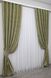 Комплект штор из ткани жаккард коллекция "Sultan YL" Турция цвет оливковый 1213ш Фото 4