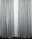 Щільні штори льон блекаут рогожка колекція "Корона Марія" колір сірий з молочним 641ш Фото 5