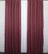 Комплект штор из жаккардовой ткани коллекция "Ибица" цвет тёмная марсала 759ш Фото 4