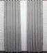 Комплект штор из ткани блэкаут-софт, коллекция "Сакура", цвет серый 885ш Фото 4