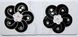 Магниты (2шт, пара) для штор, гардин "Гелла" цвет чёрный с белым 163м 81-074 Фото 5