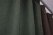 Комбинированные шторы, "Лен Мешковина" цвет венге с зеленым 014дк (291-916ш) Фото 6