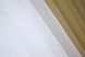 Кухонні шторки (400х170см) с підв'язками колір темно-бежевий з білим 096к 52-0741 Фото 4