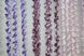 Шторы-нити (1 шт 3х3 м) спираль с люрексом цвет сиреневый с пудрово-розовым 61-019