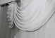Кухонный (200х150см) ламбрекен с тюлью цвет серый с белым 093к 59-209 Фото 4