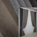 Комбинированные шторы из микровелюра цвет графитово-серый с какао 016дк (1031-963-842ш)  Фото 1