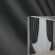 Комплект (2шт 1,5х2,7м) штор із тканини блекаут, колекція "Midnight", колір графітовий 1399ш 33-0803 Фото 1