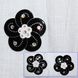 Магниты (2шт, пара) для штор, гардин "Гелла" цвет чёрный с белым 163м 81-074 Фото 1