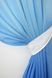 Комплект декоративних штор колір синій з білим 030дк Фото 4