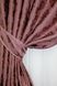 Комплект готовых штор с ткани блэкаут "Корона" цвет марсала 1113ш Фото 4