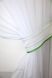 Кухонные шторы (280х170см) с ламбрекеном, на карниз 1-1,5м цвет белый с золотисто-зеленым 091к 59-814 Фото 3