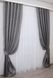 Комплект штор, колекція "Льон Мішковина" колір сірий 108ш Фото 3