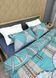 Комплект постільної білизни Поплін, Decorator Cotton Lux Collection Gatsby Полуторний 145х215 з різнокольровим принтом (88-127) Фото 2