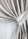 Комплект штор жаккард коллекция "Мрамор Al1" цвет светло-серый 443ш Фото 4