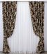 Комплект готовых штор блэкаут-софт, коллекция "Лилия" цвет коричневый101ш (А) Фото 2