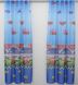 Готовий комплект декоративних штор з батиста колір блакитний 006дк 10-574 Фото 5
