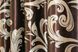 Комплект готовых штор блэкаут-софт, коллекция "Лилия" цвет коричневый101ш (А) Фото 10
