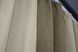 Комбинированные шторы из ткани лен "Лен Мешковина" цвет бежевый с капучино 016дк (114-673-114ш) Фото 6