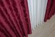 Комплект готовых штор с ткани блэкаут "Корона" цвет красный 1181ш Фото 8