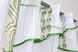 Кухонные шторы (280х170см) с ламбрекеном, на карниз 1-1,5м цвет белый с золотисто-зеленым 091к 59-814 Фото 5