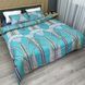 Комплект постільної білизни Поплін, Decorator Cotton Lux Collection Gatsby Полуторний 145х215 з різнокольровим принтом (88-127) Фото 1