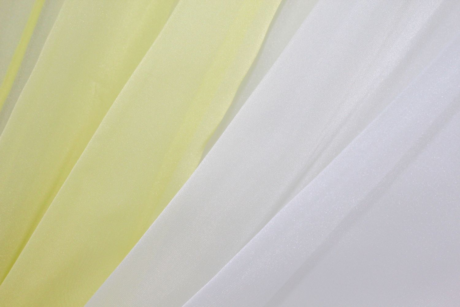 Кухонные шторы (265х170см) На карниз 1-1,5м цвет лимонный с белым 017к 50-787