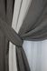 Комбинированные шторы из микровелюра цвет серый со светло-серым 016дк (839-1197-839ш) Фото 4