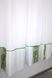 Кухонная (280х170см) занавеска, на карниз 1,5-2м цвет белый с зеленым 078к 59-767 Фото 3