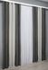 Комбинированные шторы из микровелюра цвет серый со светло-серым 016дк (839-1197-839ш) Фото 5
