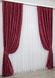 Комплект готовых жаккардовых штор коллекция "Вензель" цвет бордовый 417ш Фото 3