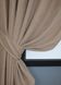 Комплект штор із тканини мікровелюр SPARTA колір теплий беж 1194ш Фото 3