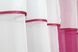 Кухонные шторы (280х170см) с ламбрекеном, на карниз 1-1,5м цвет малиновый с белым 090к 50-598 Фото 4