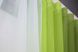Кухонные шторы (400х170см) на карниз 1,5-2м цвет оливковый с салатовым и мятным 054к 52-0711 Фото 4