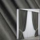 Комплект штор із тканини оксамит (бархат) колір сіро-коричневий 1217ш Фото 1