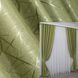 Комплект штор ,лен рогожка, коллекция "Саванна" цвет оливковый 637ш Фото 1