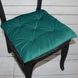 Подушка для стільців (40x40х6 см) "Missoni" колір бірюзовий 84-001