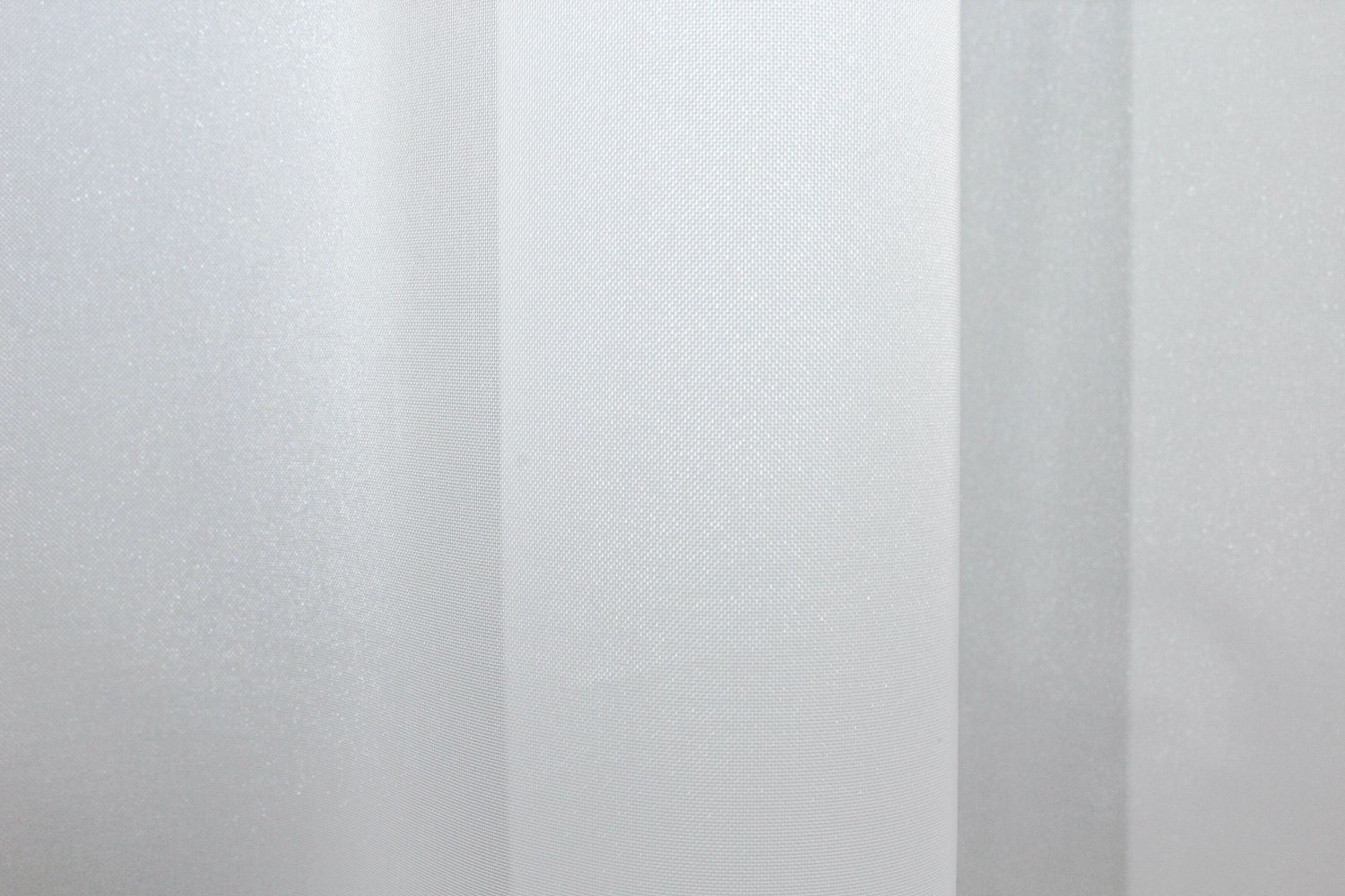 Тюль шифоновая однотонная белая, Тюль на метраж, Нужную Вам ширину указывайте при покупке. (Ширина набирается по длине рулона.), 2,75 м.