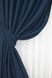 Шторна тканина блекаут, колекція "Midnight" колір темно-синій 1164ш Фото 4