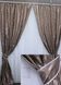 Комплект штор из ткани жаккард коллекция "Вензель" цвет какао 600ш Фото 1