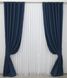 Шторна тканина блекаут, колекція "Midnight" колір темно-синій 1164ш Фото 2