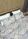 Комплект постельного белья Поплин, Decorator Cotton Lux Collection Merx Евро 220х200 с разноцветным принтом (88-134) Фото 2