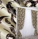 Комплект шторы блэкаут-софт, коллекция "Лилия" цвет бежевый 101ш (Б) Фото 1