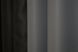 Комбинированные шторы блэкаут цвет черный с графитовым 014дк (1165-793ш) Фото 8